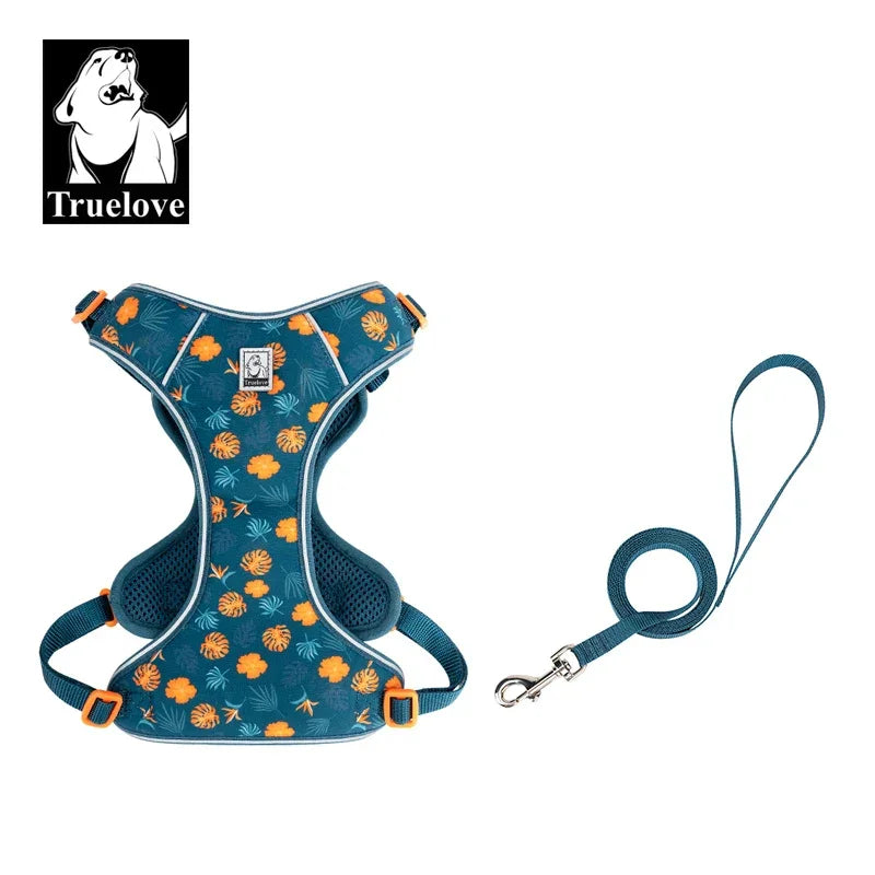 Truelove Lightweight Mesh Dog Harness & Leash Set TLH2918 Dog Harnesses Peaceful Pleasures Health and Wellness