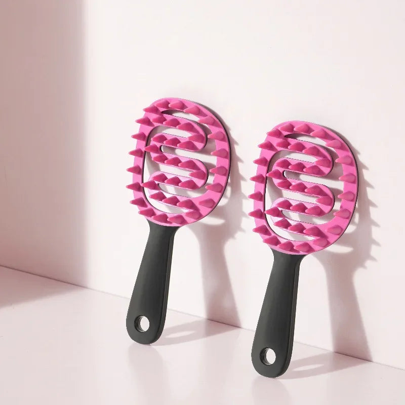Scalp Massager Shampoo Brush | Long Handle Hair Comb Scalp Massager Brush Peaceful Pleasures Health and Wellness