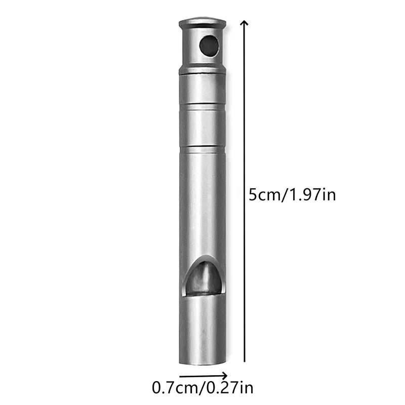 Titanium Survival Whistle – Emergency Camping & Hiking Gear