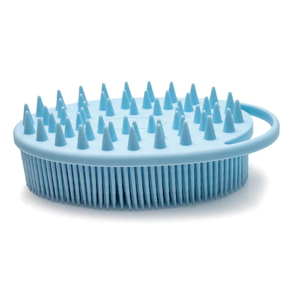 2-in-1 Silicone Shower Brush – Body Scrub & Scalp Massager