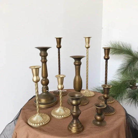 Iron Metal Candlestick Holder | Wedding & Home Décor Candle Holder Peaceful Pleasures Health and Wellness