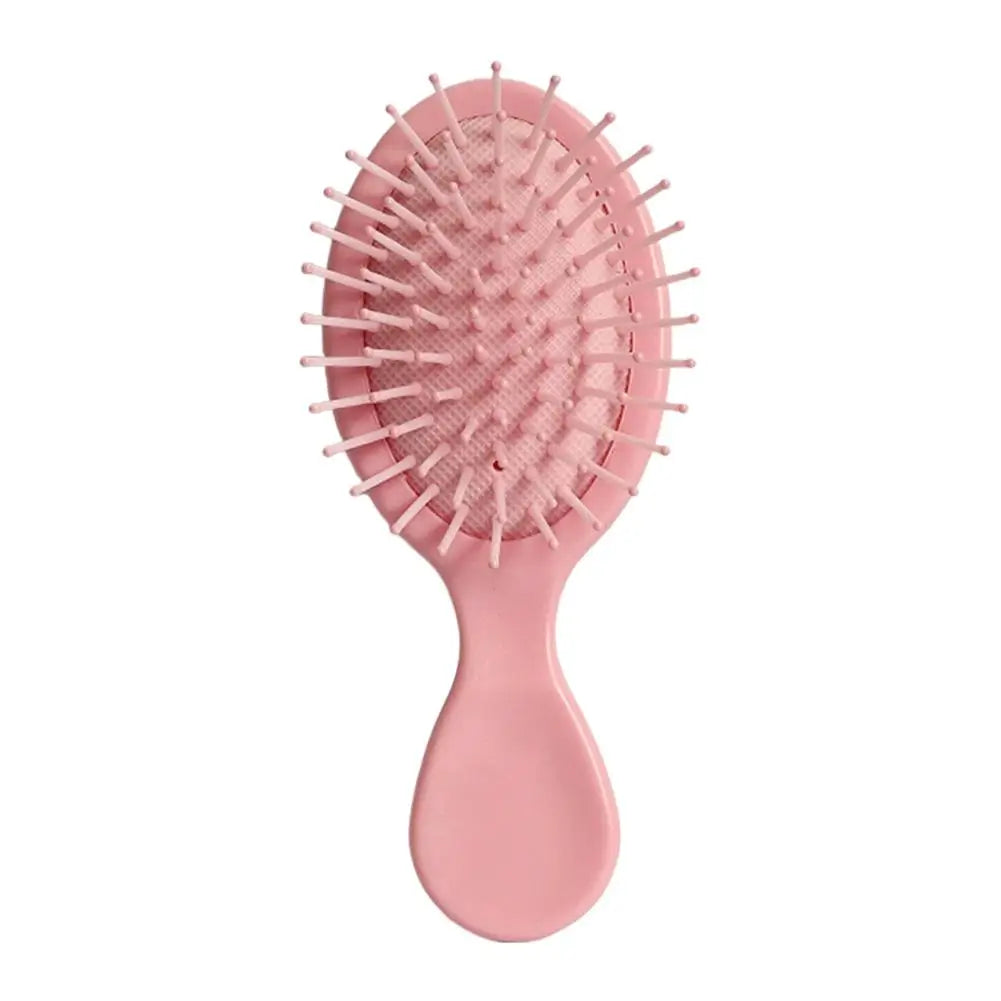 Mini Travel Detangling Hair Brush – Air Cushion Oval Brush for Wet & Dry Hair, Scalp Massage, Women & Girls Peaceful Pleasures Health and Wellness B