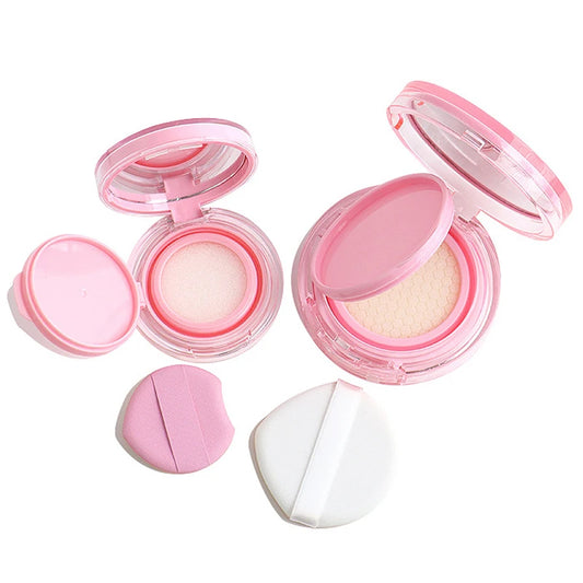 Mini Air Cushion Foundation DIY Box Empty Puff Box With Mirror For BB Cream Cosmetic Container With Sponge Makeup Skin Care Tool Peaceful Pleasures Health and Wellness
