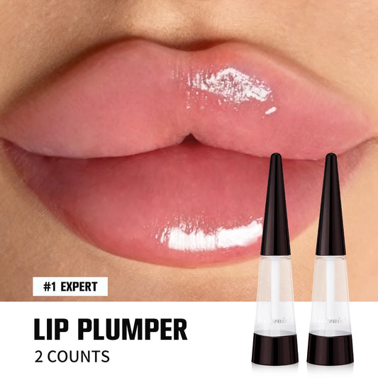 Lip Plumper Korean Cosmetics Moisturizing Transparent Gloss Fragrance Free Plumping Care 0.15oz Stocking Stuffer Peaceful Pleasures Health and Wellness
