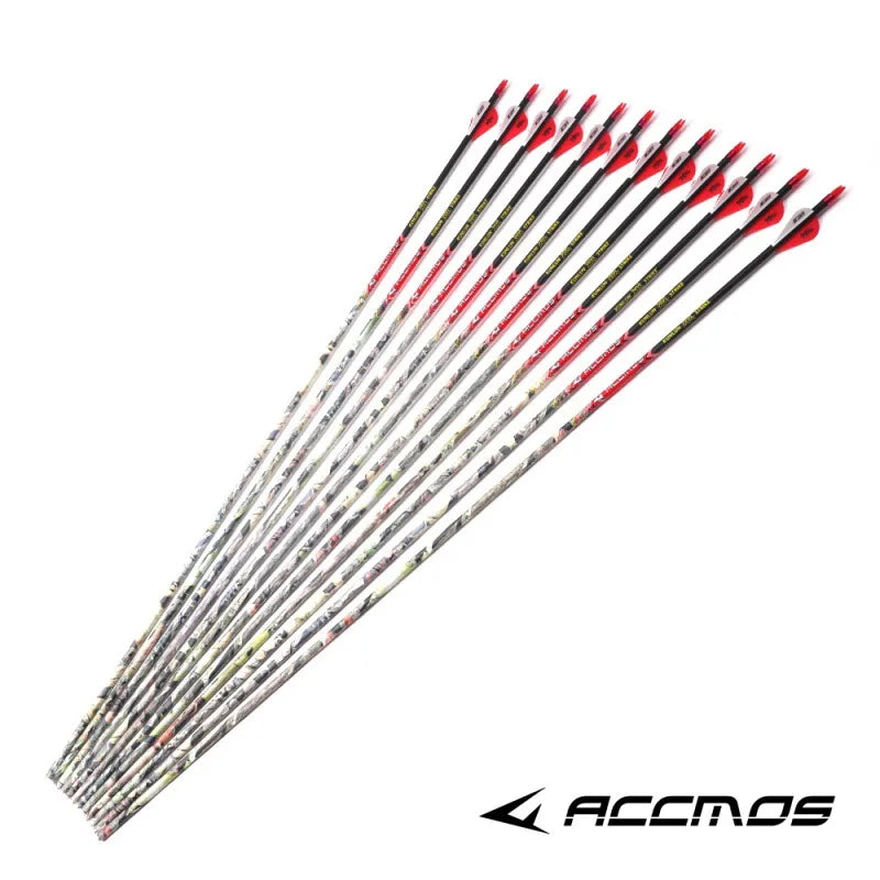 6 ID Pure Carbon Arrow Spine 250 Bow Archery Hunting Shooting
