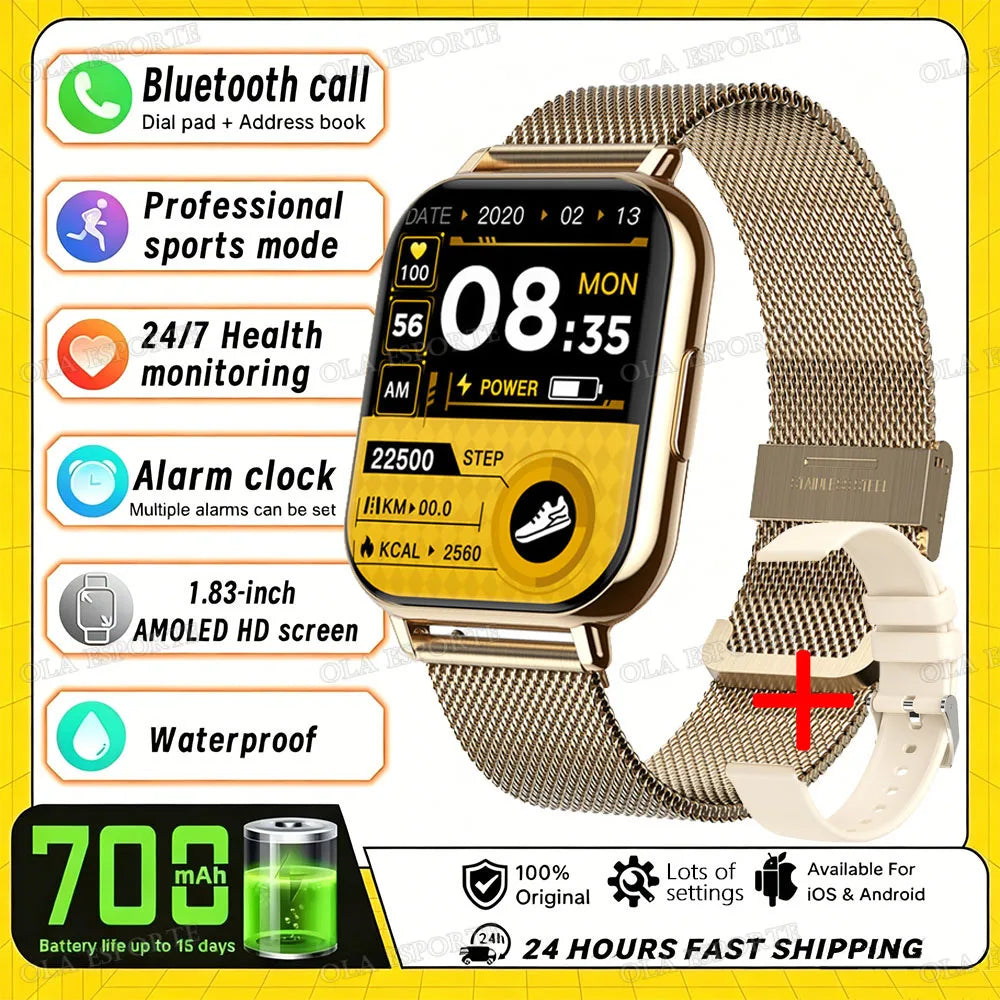 HW12 Smart Watch – Bluetooth Calling, Heart Rate & Fitness