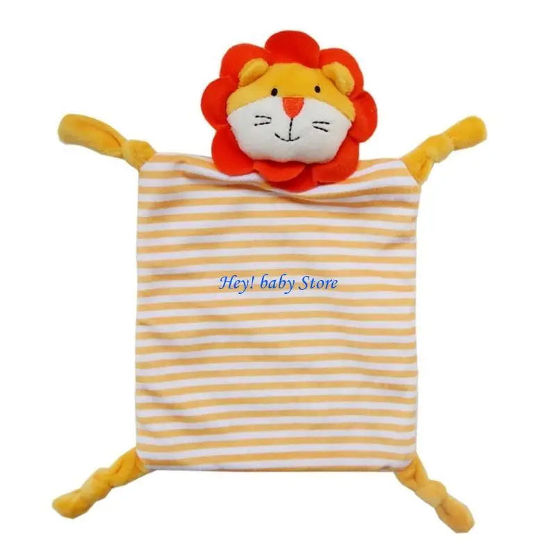 Soft Plush Animal Baby Comfort Blanket & Appease Cuddle Toy