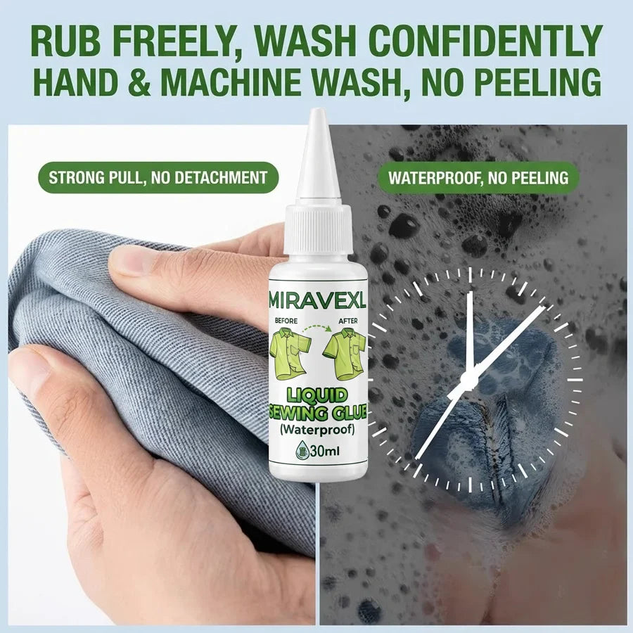 Waterproof Fabric Glue – Strong Adhesive for Clothes & Canvas