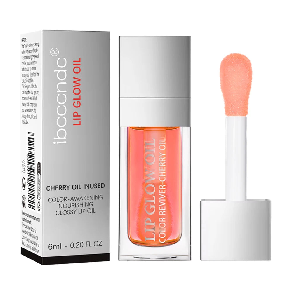 Crystal Jelly Moisturizing Lip Oil Plumping Lip Gloss Makeup Sexy Plump Lip Glow Oil Tinted Lip Plumper Peaceful Pleasures Health and Wellness