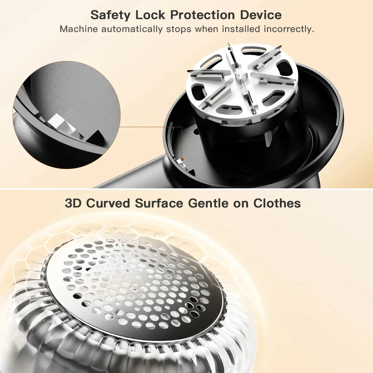 Intelligent Electric Lint Shaver - For coldSky Rechargeable Defuzzer with Digital Screen, Portable Fabric Trimmer for Sweaters Peaceful Pleasures Health and Wellness