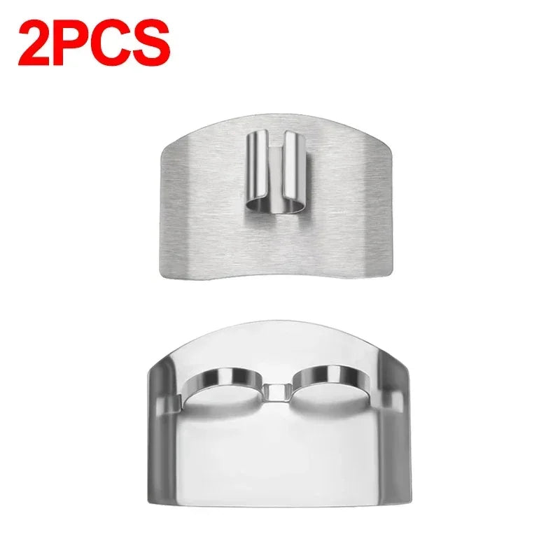 Stainless Steel Finger Guard – Kitchen Cutting Safety Protector