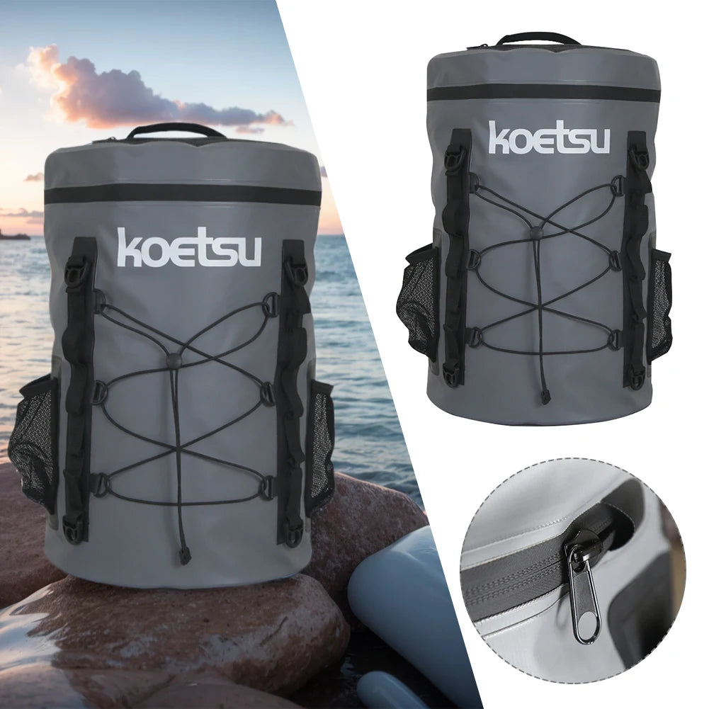15/40L Paddle Board Bag Large Capacity Paddle Board Deck Bag Dry Bag for Stand-Up Paddleboard and Kayaking Accessories Peaceful Pleasures Health and Wellness