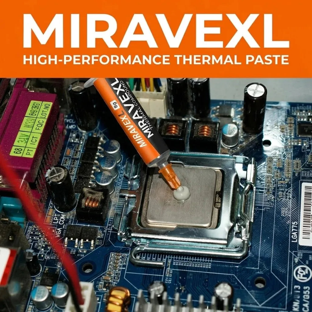 MIRAVEXL 8g Thermal Paste for CPU & GPU – 12.4W/mK Non-Conductive