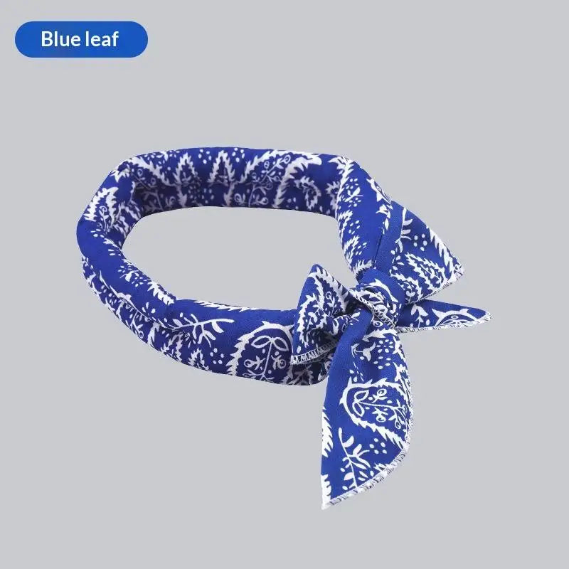 Dog Cooling Bib – Reusable Breathable Adjustable Pet Collar