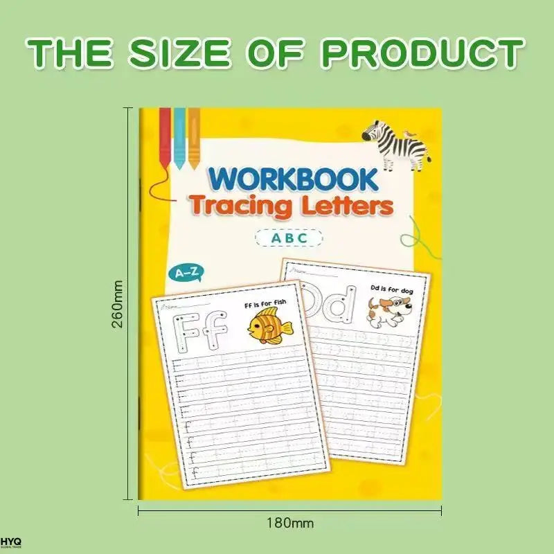 Children Calligraphy 26 Alphabet Tracing Workbook Educational Books