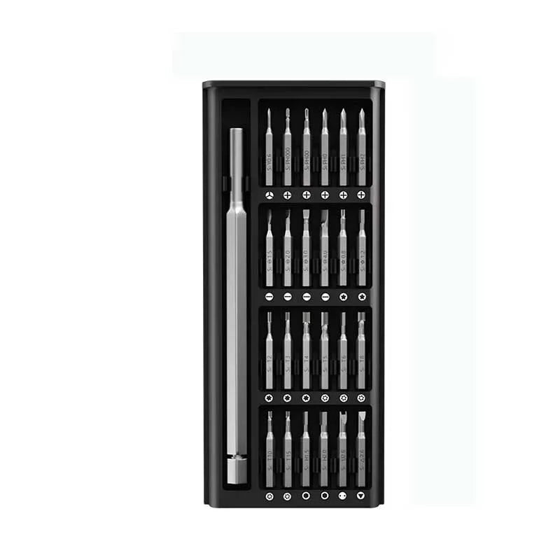 25-in-1 Screwdriver Set Multifunctional Household Screwdriver Set with Magnetic Removal Repair Tool Home Repair Tool Peaceful Pleasures Health and Wellness Metal
