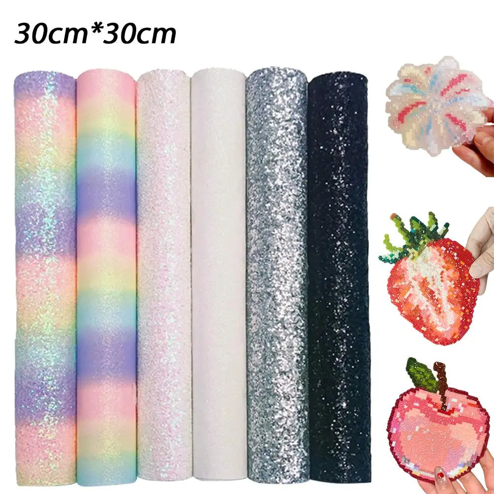Glitter Ironing Sheets for Perler & Fuse Beads – 6-Pack DIY