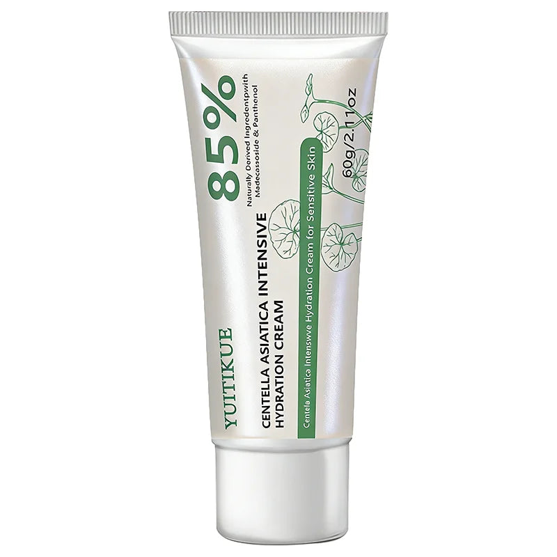 YUITIKUE Centella Asiatica Intensive Hydration Cream 60g 85% Natural Formula for Deep Moisturizing & Sensitive Skin Peaceful Pleasures Health and Wellness 1pc