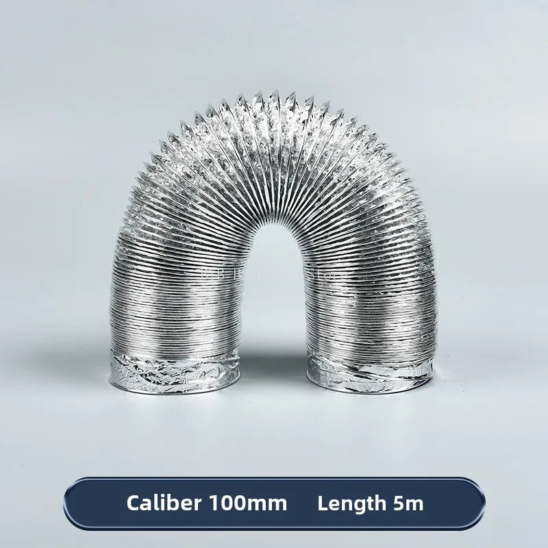 4 Inch Flexible Aluminum Exhaust Duct | 100mm Ventilation Hose