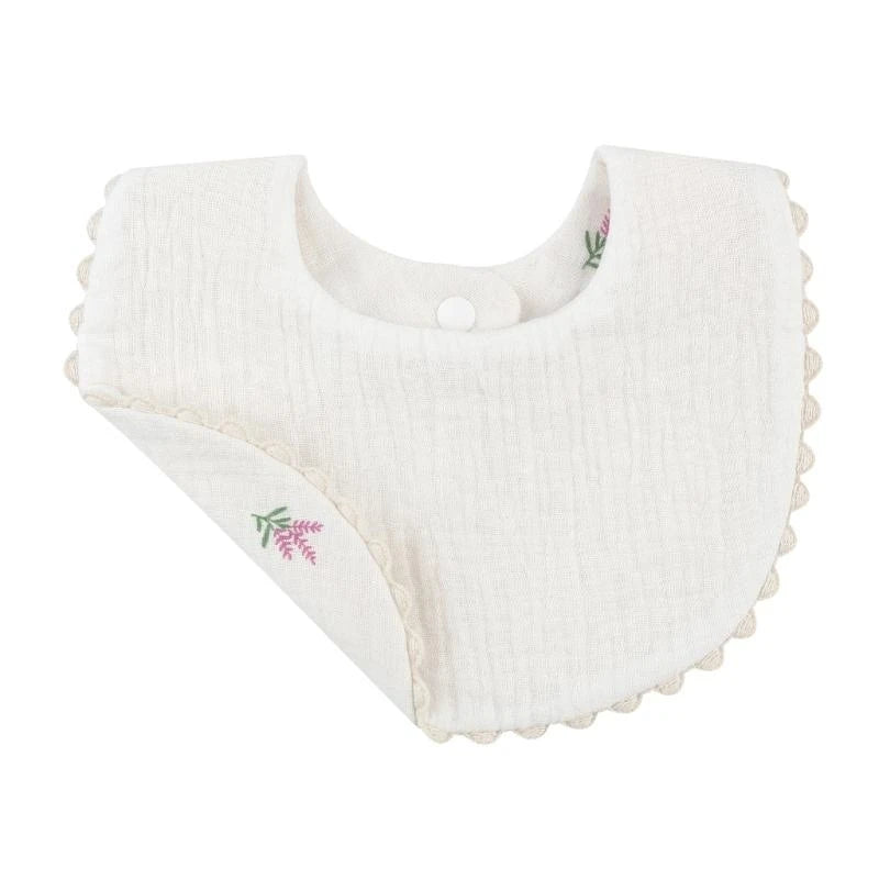 Cotton Baby Drool Bibs & Burp Cloth | Soft Absorbent Infant Bib