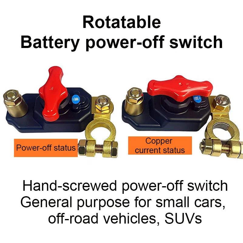 Car Battery Disconnect Switch 16-17mm | Universal Cut-Off Knob