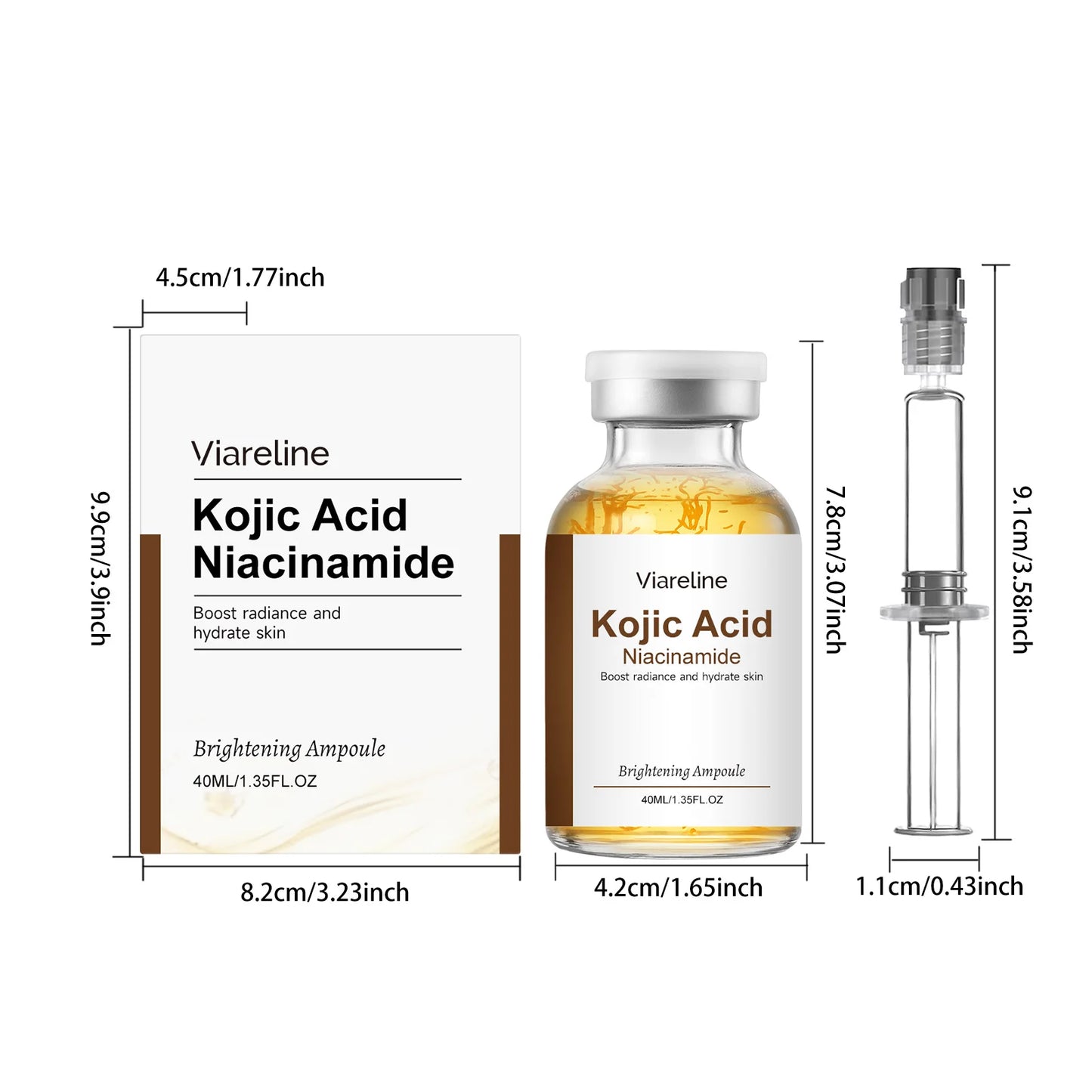 Niacinamide & Kojic Acid Brightening Ampoule Serum 40ml