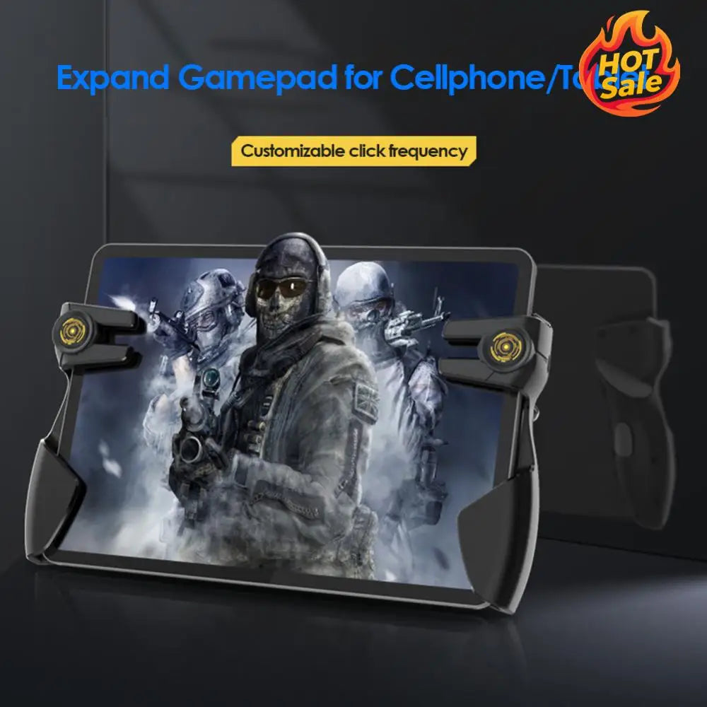 Six-Finger Mobile Game Controller Trigger Grip for Phone & Tablet