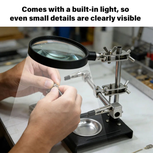 NEW Table Soldering Helping Hands with Alligator Clip Magnifier for PCB Board Weld Repair Soldering Station Third Hand Tools Peaceful Pleasures Health and Wellness