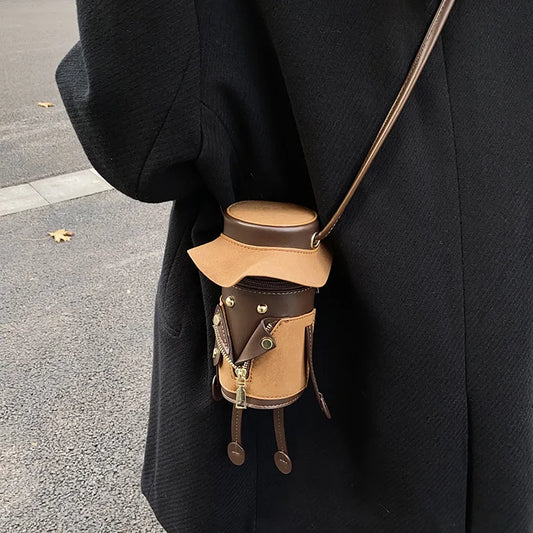 Gothic Kawaii Phone Crossbody Bag | Y2K Mini Chain Bag for Girls Mini Crossbody Bag Peaceful Pleasures Health and Wellness