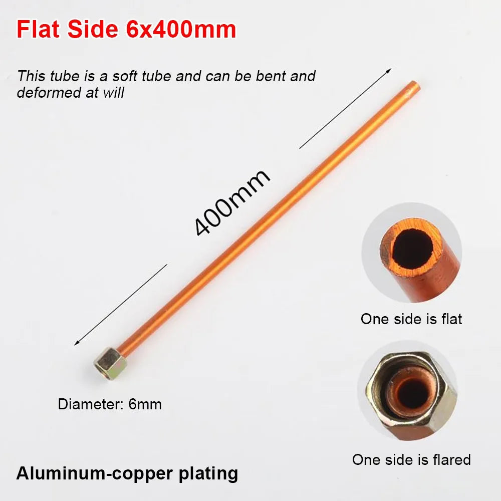 Aluminum Copper-Plated Air Compressor Exhaust Tube 200–800mm