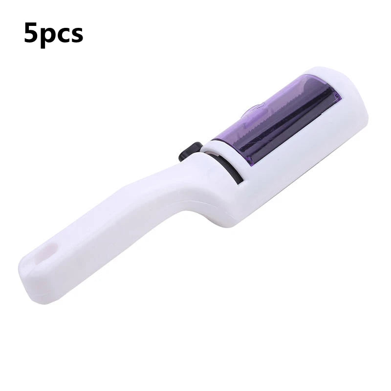 Electrostatic Static Clothing Dust Pets Hair Cleaner Remover Brush Suction Sweeper for Home Office Travel Cleaning Brushes Peaceful Pleasures Health and Wellness 5pcs