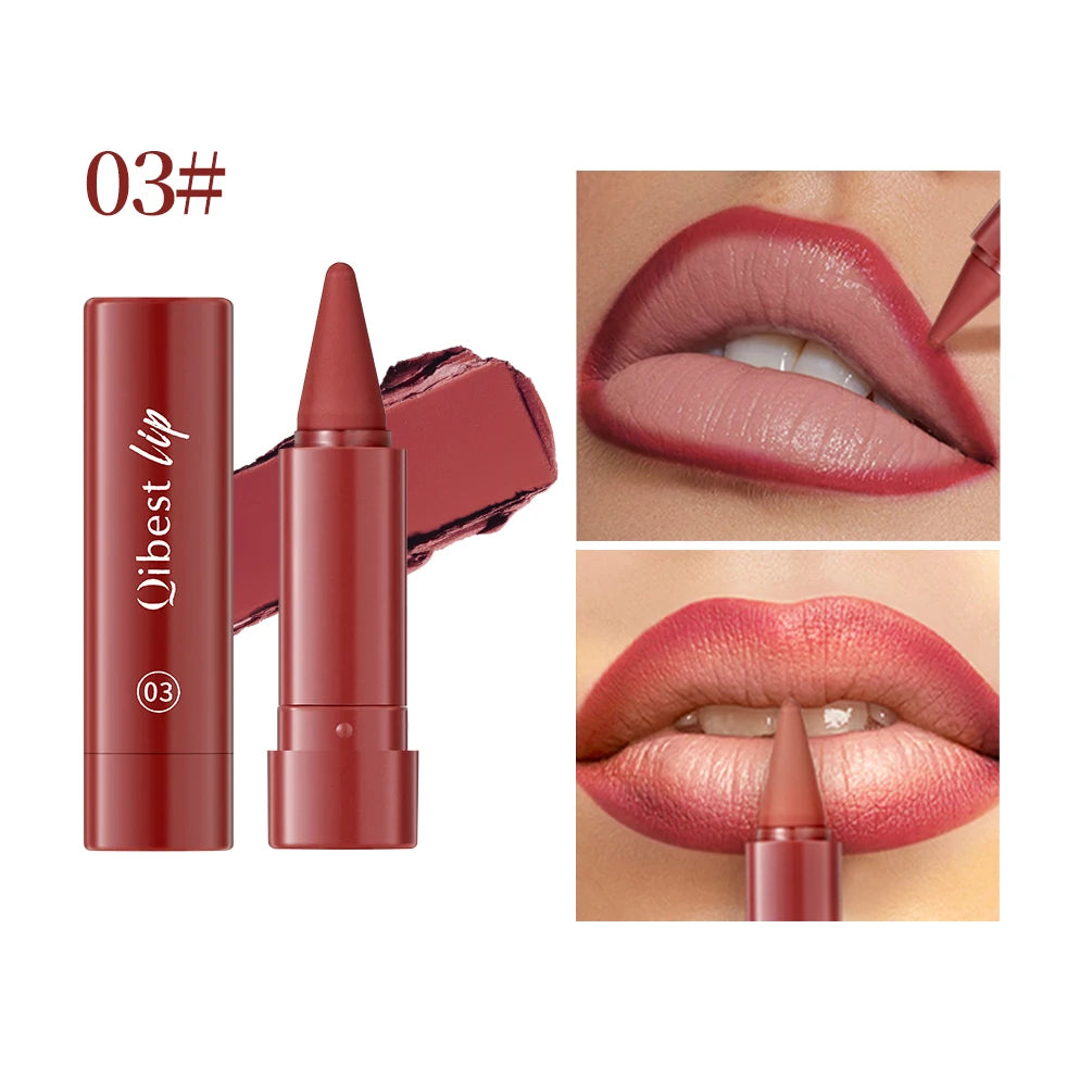 Tapered Gradient Lip Liner Matte Nude Brown Velvet Lipstick Waterproof Non Sticky Contouring Tint Lipliner Crayon Lip Makeup Peaceful Pleasures Health and Wellness 03