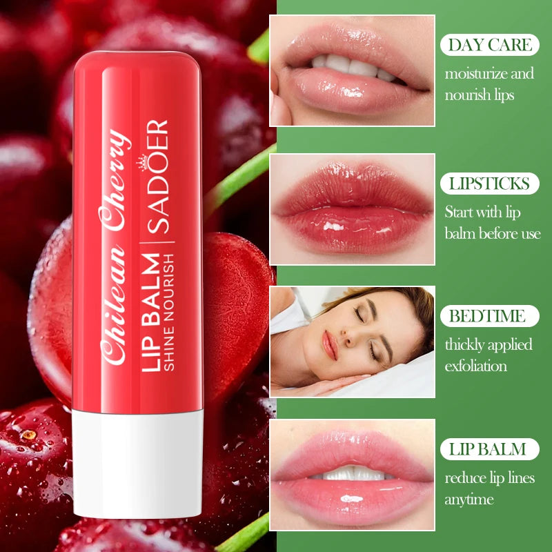 SADOER Moisturizing Lip Balm – Plumping, Hydrating, Anti-Wrinkle Lip Balm Plumper Peaceful Pleasures Health and Wellness