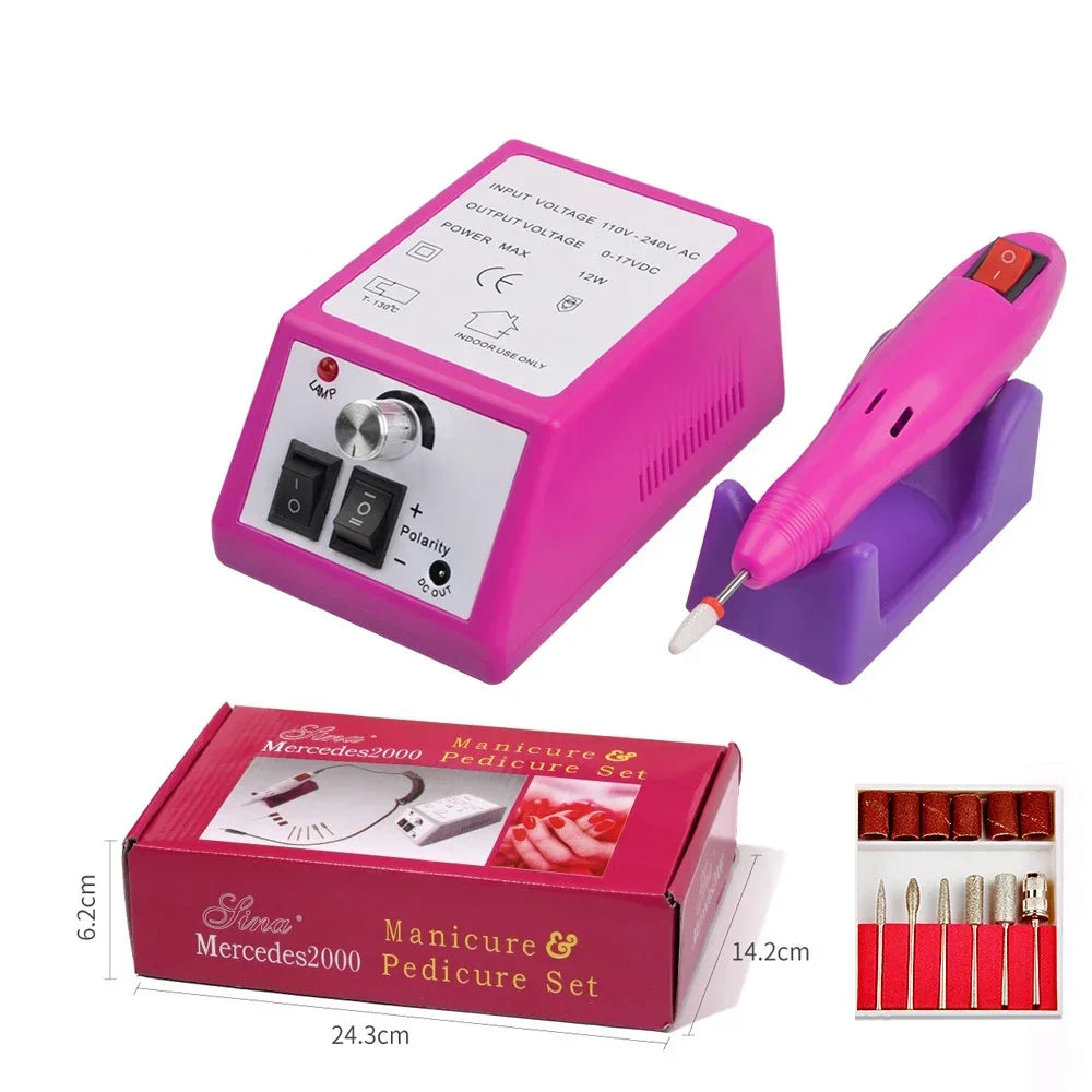 Professional Electric Nail Drill Machine Set | Nail Art Tool