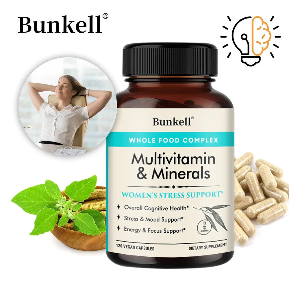 Bunkell Women's Multivitamin – Hair, Skin, Immunity & Energy
