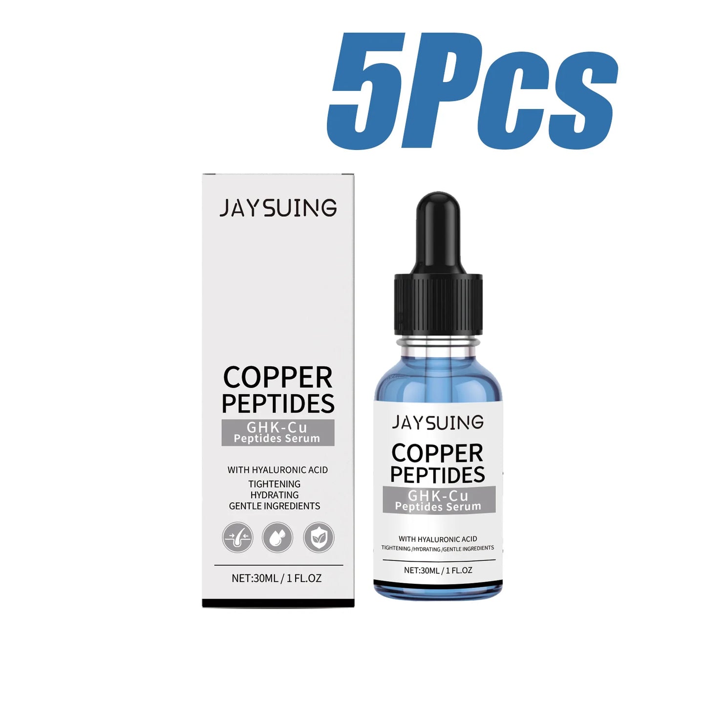 Copper Peptide & Hyaluronic Acid Face Serum | Firm & Hydrate