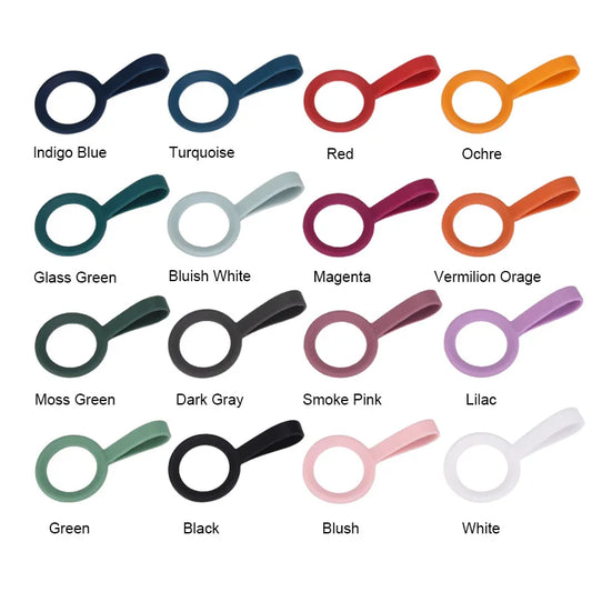 Silicone Kettle Hanging Buckle Sports Water Bottle Holder Handle Carrying Rope for Small Mouth Vacuum Cup Outdoor Camping Tool Peaceful Pleasures Health and Wellness