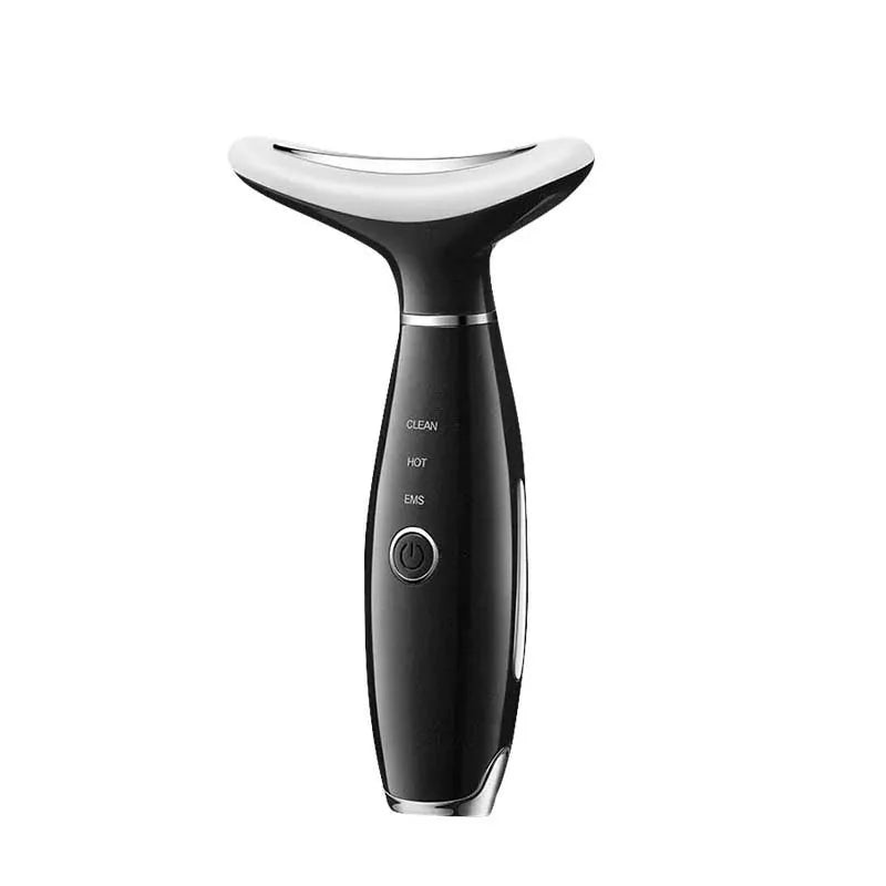 Stainless Steel Eye Face Cooling Massager Beauty Gua Sha Eye Roller Cryo Stick Ice Globes Anti-Puffiness Skin Tightening Dark Peaceful Pleasures Health and Wellness black