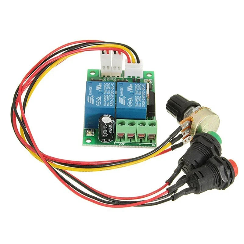 PWM DC Motor Speed Controller 6V–24V Forward Reverse Switch Motor Speed Controller Peaceful Pleasures Health and Wellness