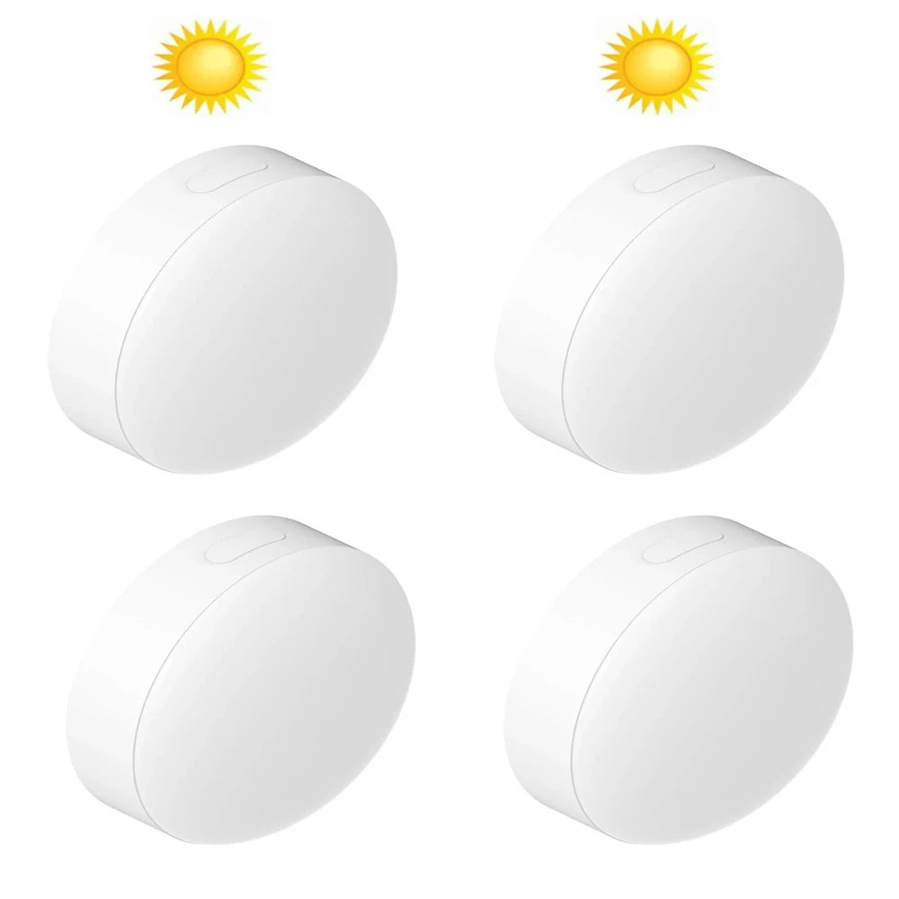 Original Aqara Light sensor T1 Zigbee 3.0 Brightness Sensor Smart Induction Light Change for Mi home Homekit Smart Home Peaceful Pleasures Health and Wellness 4pcs Light Sensor T1