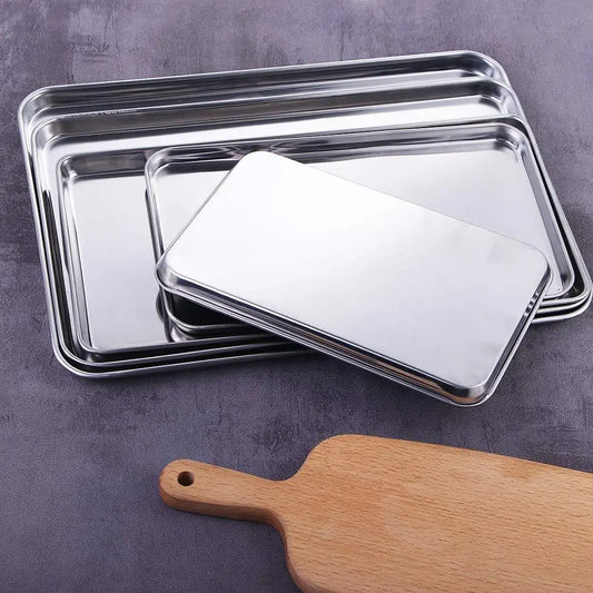 Stainless Steel Baking Tray | Cookie Sheet & Loaf Pan Stainless Steel Bakeware Oasis Select