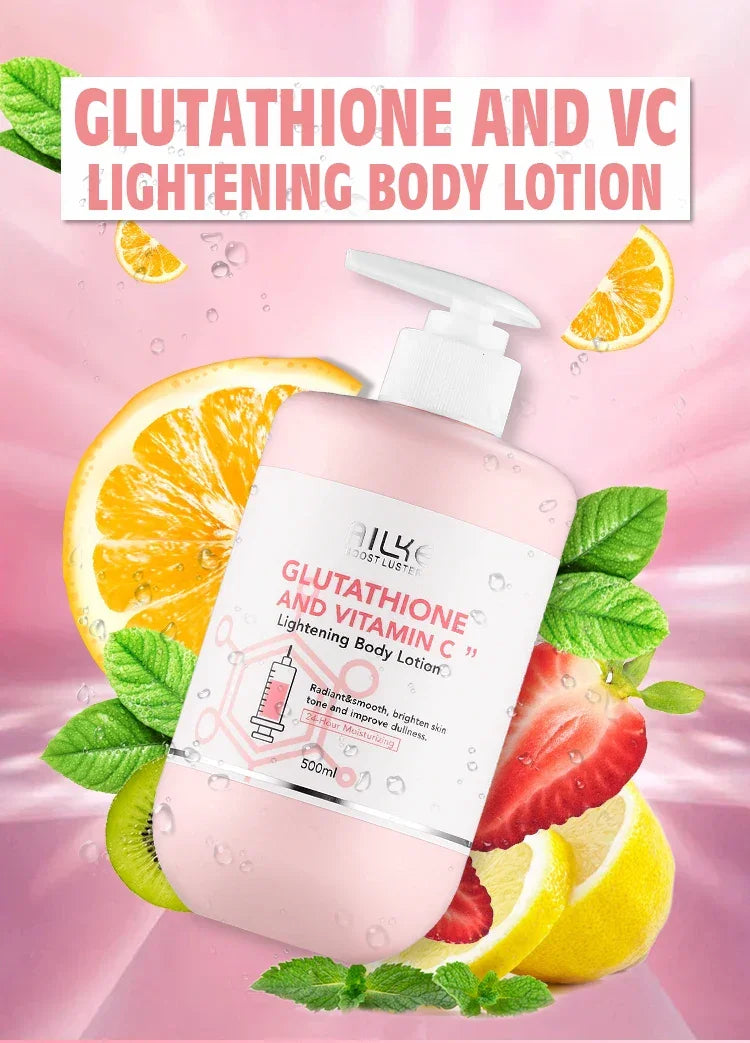 AILKE Vitamin C & Glutathione Brightening Body Lotion 500ml Peaceful Pleasures Health and Wellness