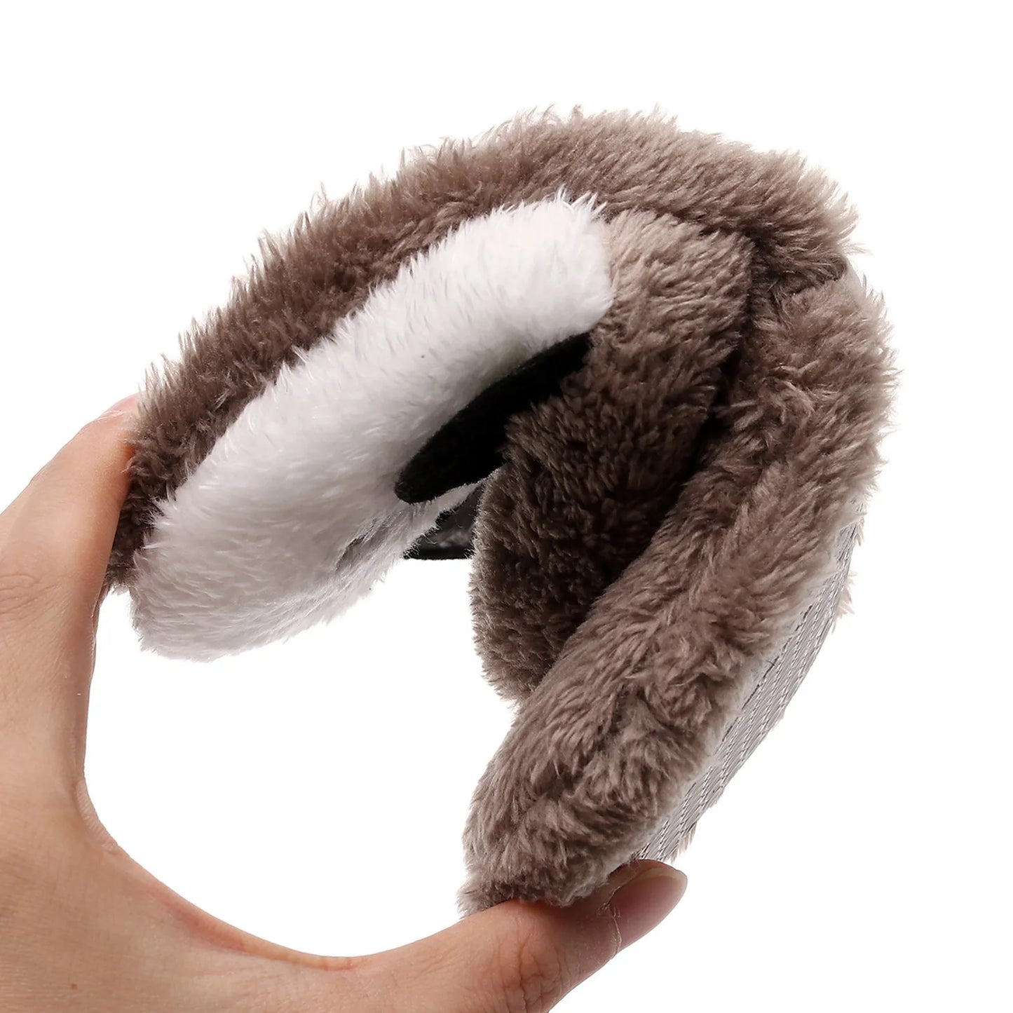 Cute Panda Plush House Slippers | Soft Non-Slip Fleece Winter