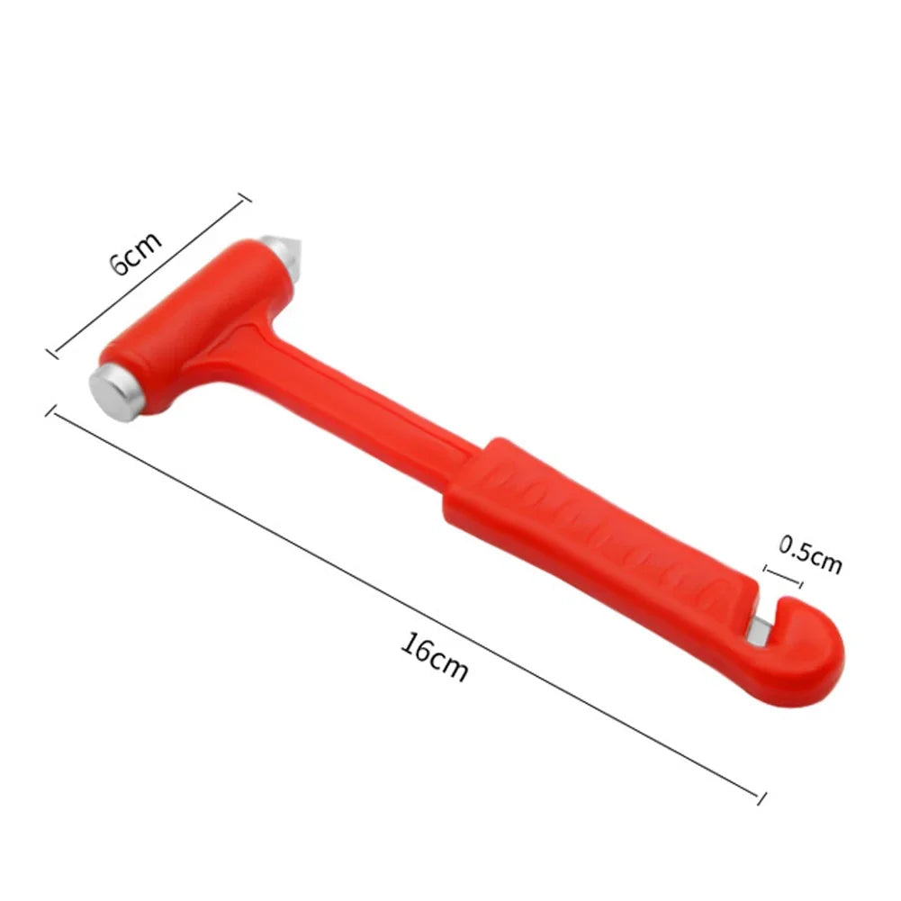 Car Safety Hammer Auto Emergency Glass Window Breaker Seat Belt Cutter Aluminum Alloy Life-Saving Emergency Tools Escape Hammer Peaceful Pleasures Health and Wellness Mini Hammer