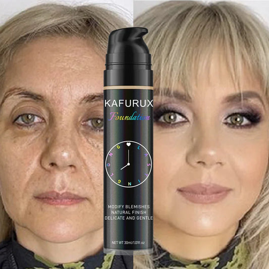 KAFURUX 8-Shade Liquid Foundation – Waterproof & Full Coverage Liquid Foundation Oasis Select