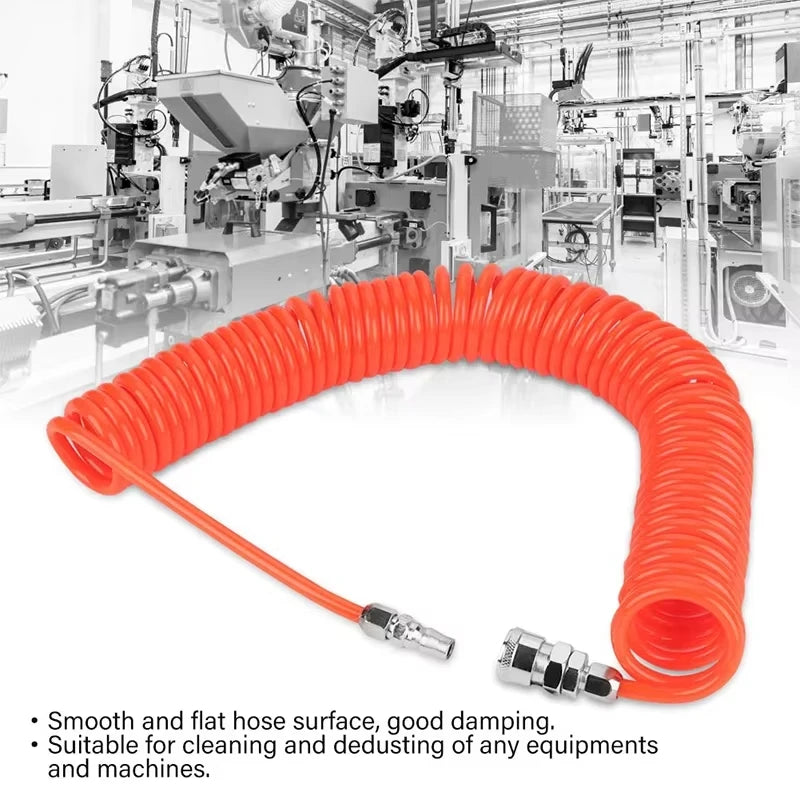 300/600cm Pneumatic Tools Hose Air Pneumatic Hose Spiral Pipe Air Compressor Hose Long Pneumatic Hose Air Compressors Tube Peaceful Pleasures Health and Wellness