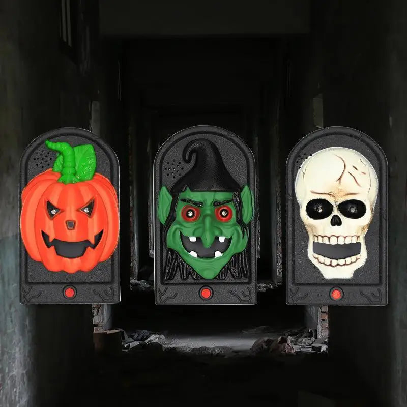 Halloween Trick Supports Doorbell Electric Scary Door Decoration
