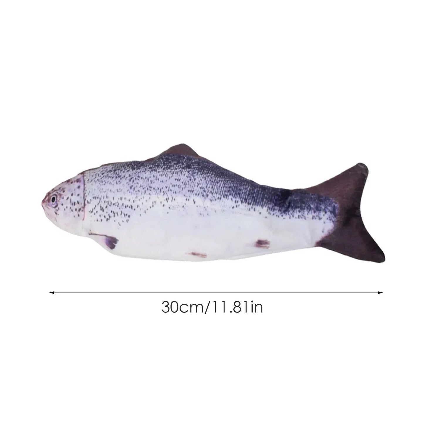 Floppy Fish Cat Toy – USB Rechargeable Interactive Cat Toy