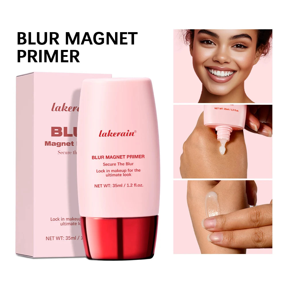 Lakerain Blur Magnet Primer Matte Finish Moisturizing Under Makeup Firming Light Beige Base Smooth Cosmetics Makeup Base Peaceful Pleasures Health and Wellness 1pc