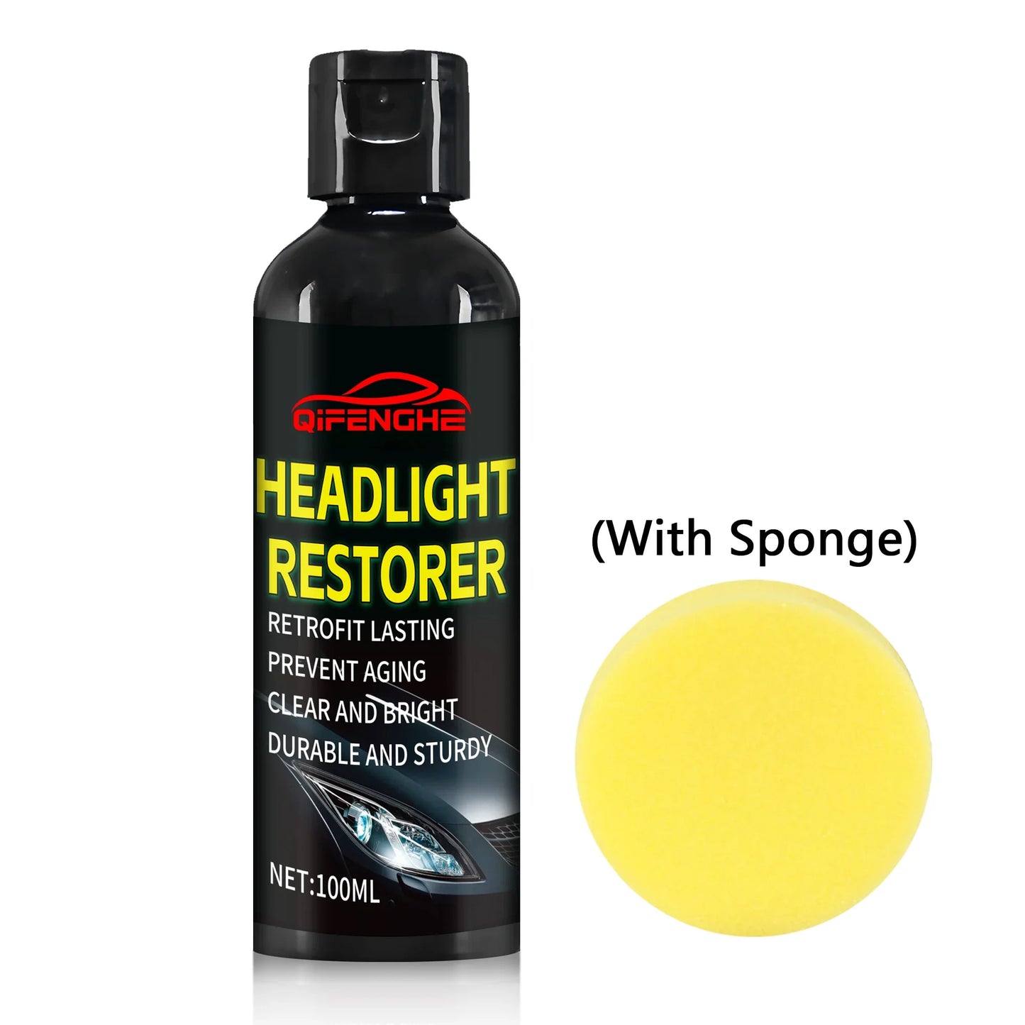 Car Headlight Restoration Kit – Polishing & Cleaning Paste